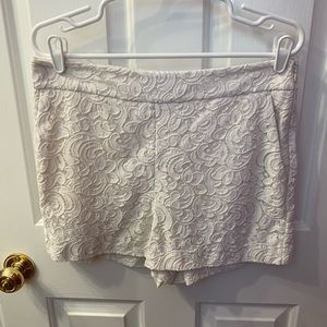 Express lace shorts